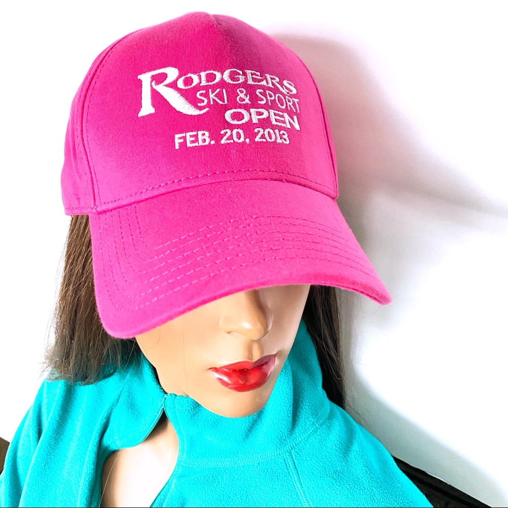 Rodgers Ski & Sport Ball Cap Pink 2013 Hook & Loop